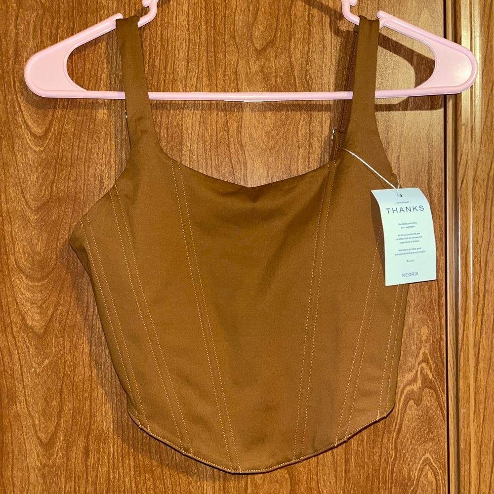 Never worn amazon crop corset size S